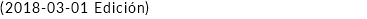 (2018-03-01 Edición)